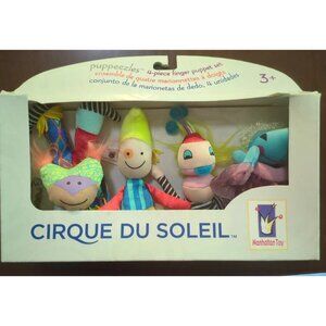 Cirque Du Soleil Finger Puppets Set Of 4 By Manhattan Toy Puppeezles